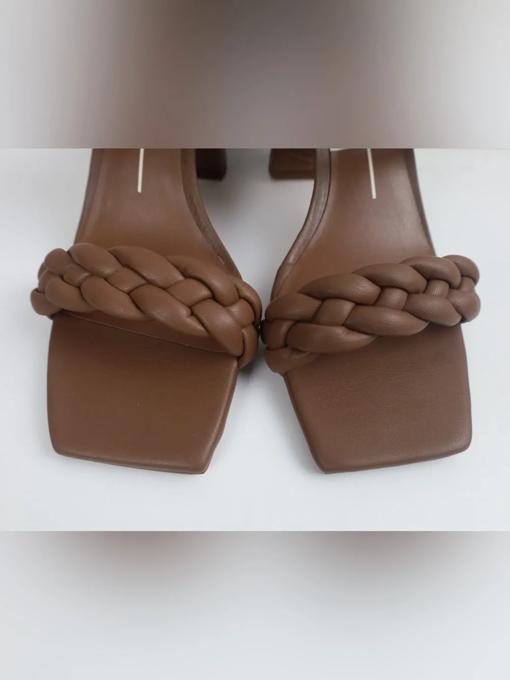 Dolce Vita Paily Espresso Stella Braided Block Heel Sandals Women’s- 8M- 0509